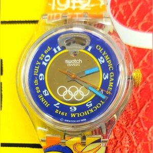 Vintage Swatch Automatic Watch STOCKHOLM 1912 SAZ103 1994 Olympic Specials